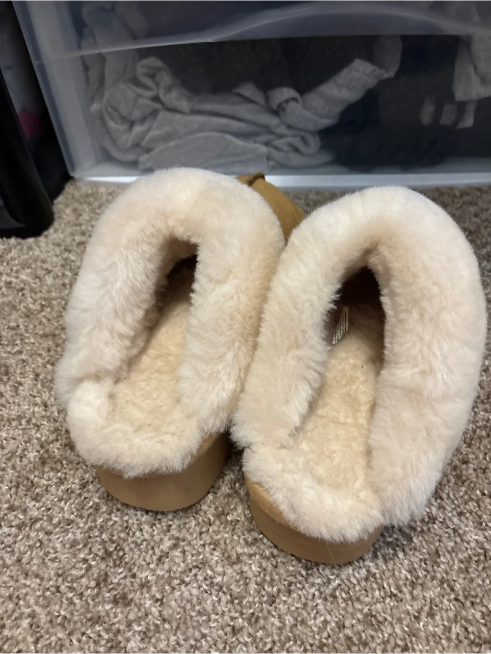BearPaw Platform Slippers